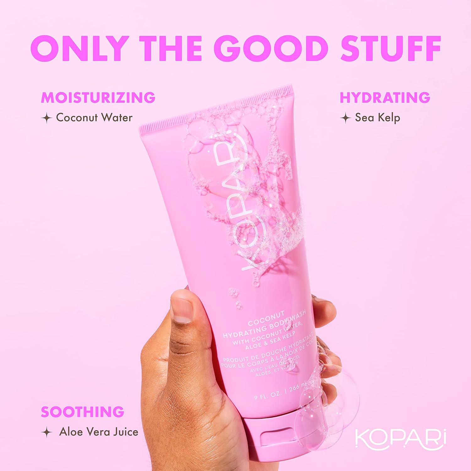Kopari Hydrating Body Wash - Non-Toxic, Paraben Free  Made with Organic Coconut Oil - 9 oz